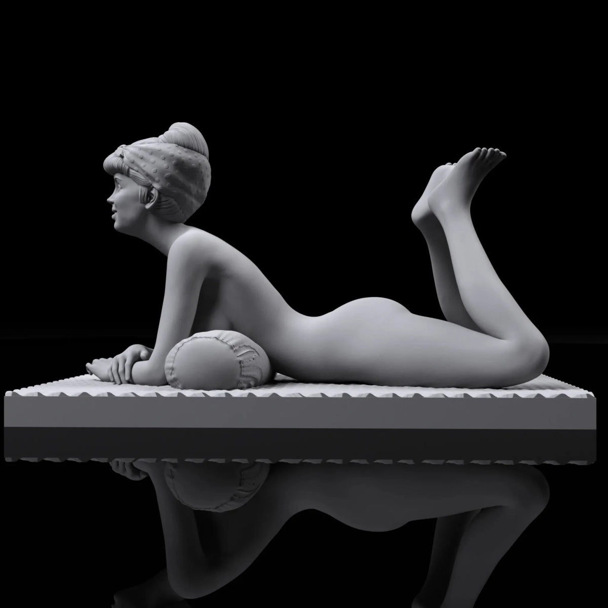 NSFW Resin Miniature Retro Girl