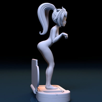 NSFW Resin Miniature Rita NSFW 3D Printed Figurine Fanart Unpainted Miniature