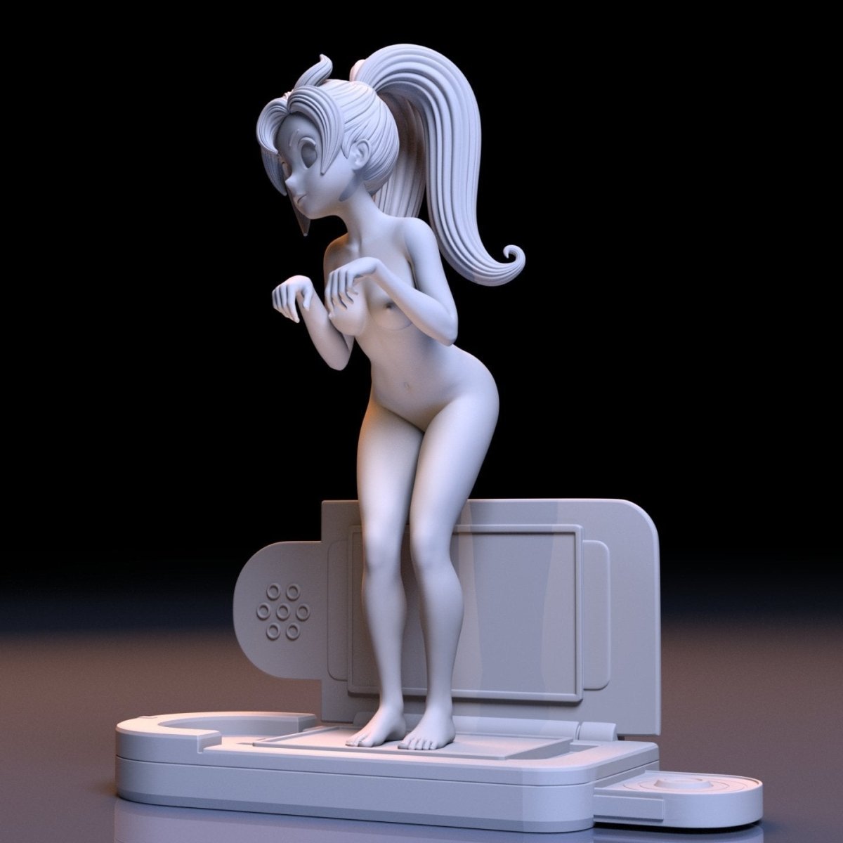 NSFW Resin Miniature Rita NSFW 3D Printed Figurine Fanart Unpainted Miniature