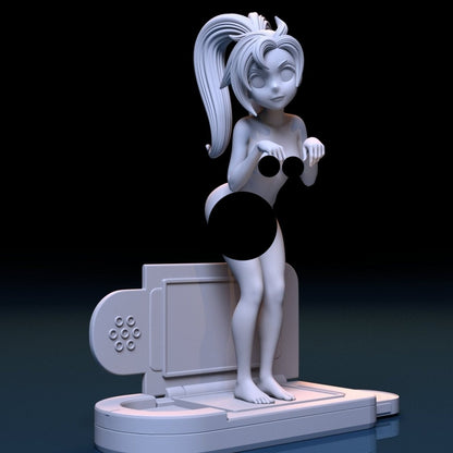 NSFW Resin Miniature Rita NSFW 3D Printed Figurine Fanart Unpainted Miniature