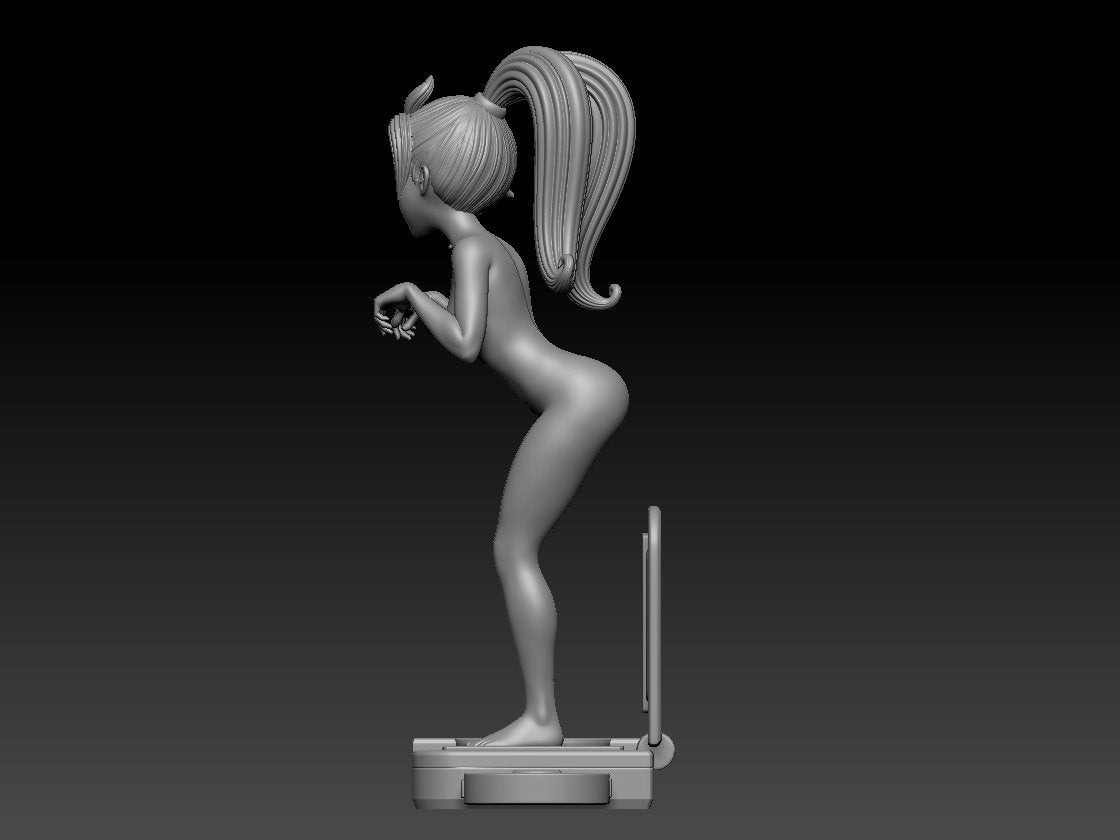 NSFW Resin Miniature Rita NSFW 3D Printed Figurine Fanart Unpainted Miniature