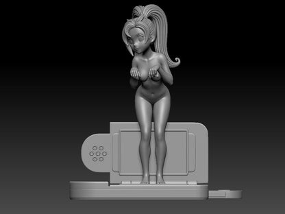 NSFW Resin Miniature Rita NSFW 3D Printed Figurine Fanart Unpainted Miniature