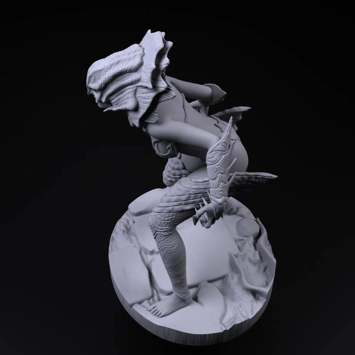 NSFW Resin Miniature Sea Warrior Girl