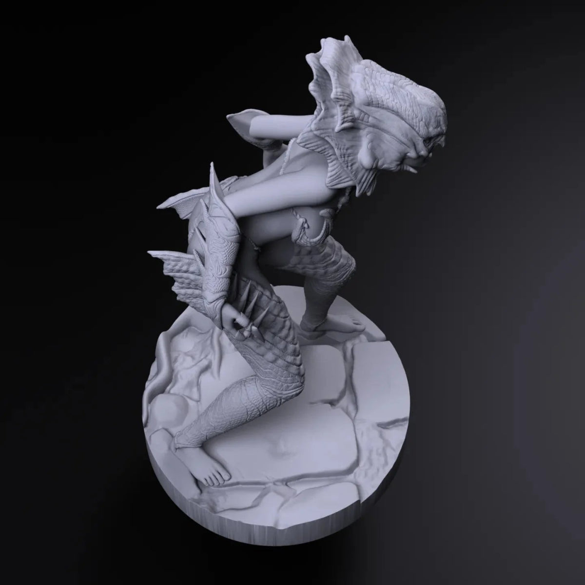 NSFW Resin Miniature Sea Warrior Girl