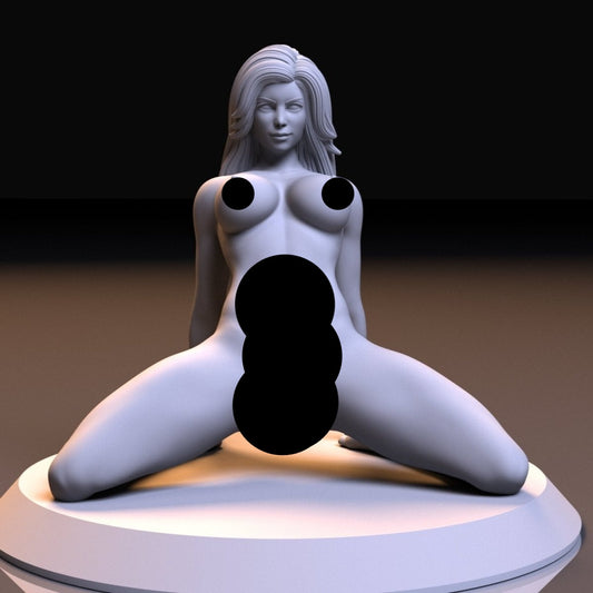 NSFW Resin Miniature She Hulk NSFW 3D Printed Figurine Fanart Unpainted Miniature Collectibles