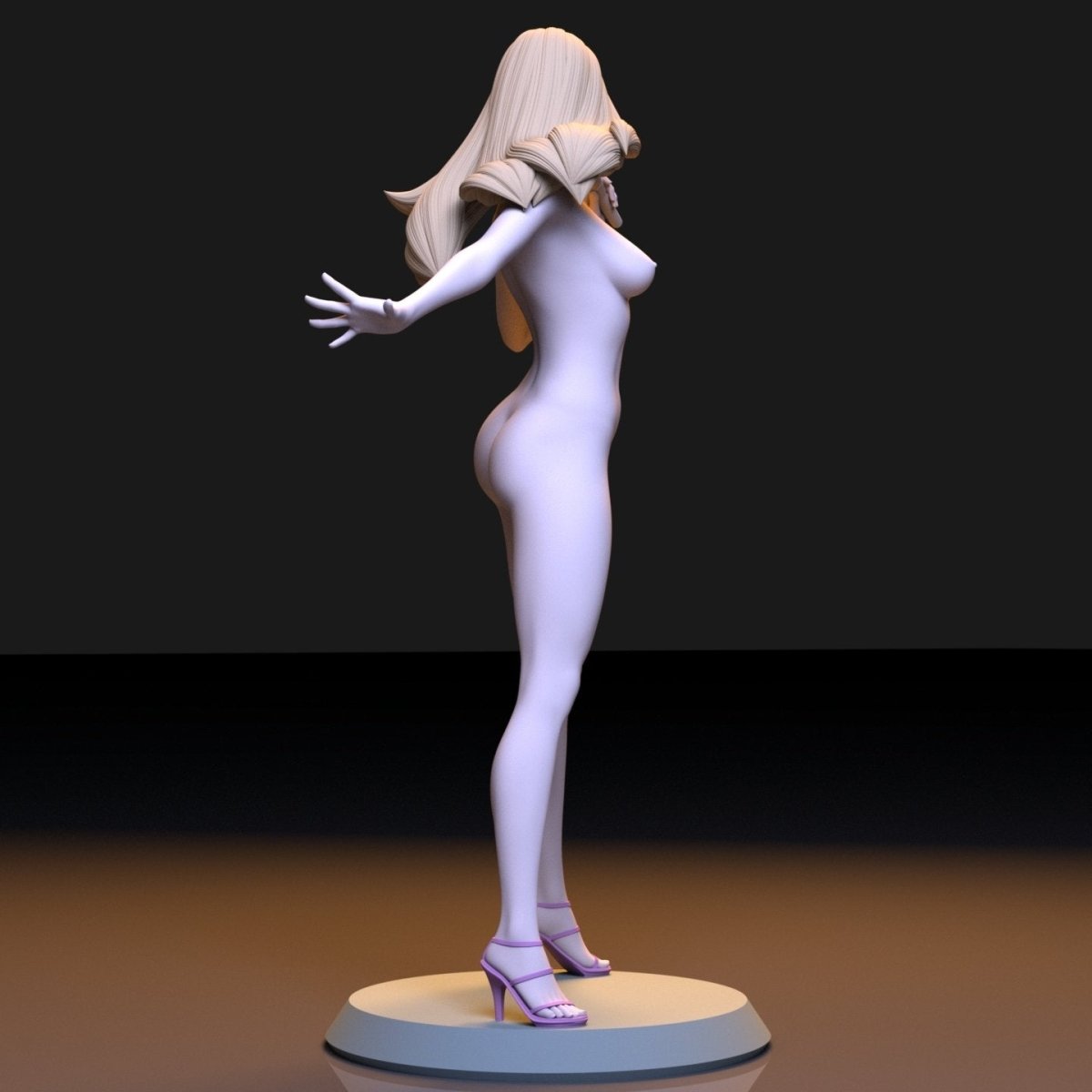 NSFW Resin Miniature Tayl S. NSFW 3D Printed Figurine Fanart Unpainted Miniature Collectibles
