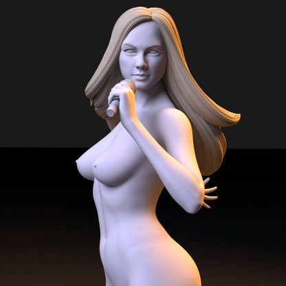 NSFW Resin Miniature Tayl S. NSFW 3D Printed Figurine Fanart Unpainted Miniature Collectibles