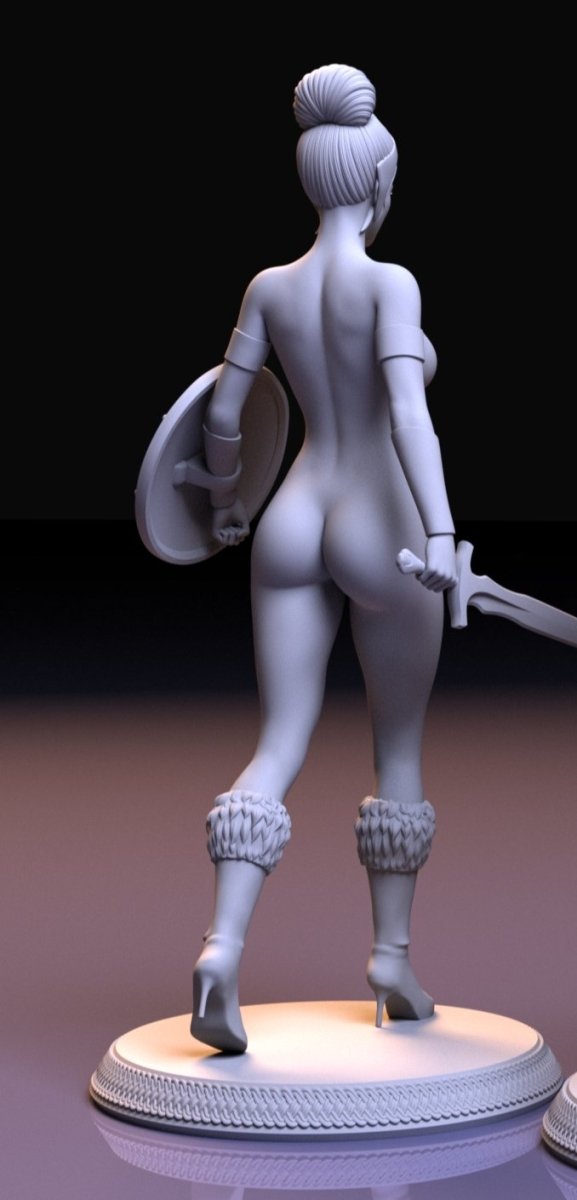 NSFW Resin Miniature Teela NSFW 3D Printed Figurine Fanart Unpainted Miniature Collectibles