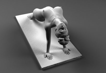 NSFW Resin Miniature Yoga Girl