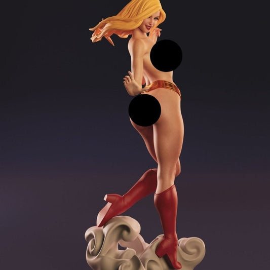 NSFW Resin Model Supergirl FunArt by Abe3d