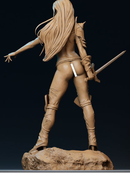 NSFW Taarna Resin Statue Diorama by ca_3d_art