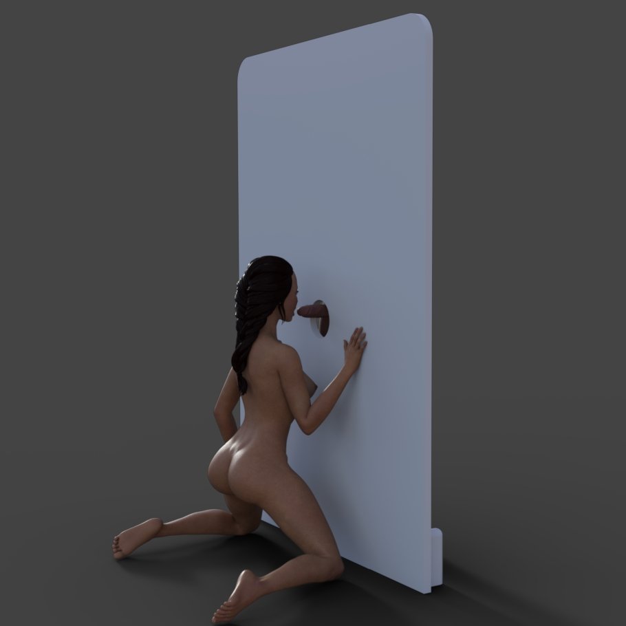 Pamela Gloryhole | NSFW 3D Printed Figurine | Fanart | Unpainted | Miniature by Mister_lo0l