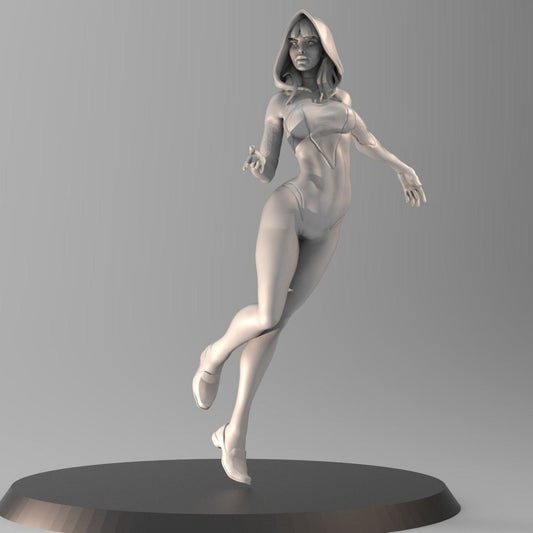 Pinup Girl Vol.1 KITTY | 35mm / 75mm | 3D Printed | Unpainted | Sexy | Pin|up | NSFW Version | Figurine | Figure | Miniature | Sexy |