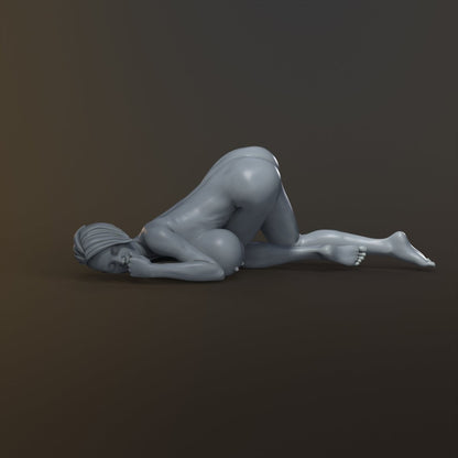 Posing Naked and Sexy 4 Nude 3d Printed Resin Miniature Unpainted Figure