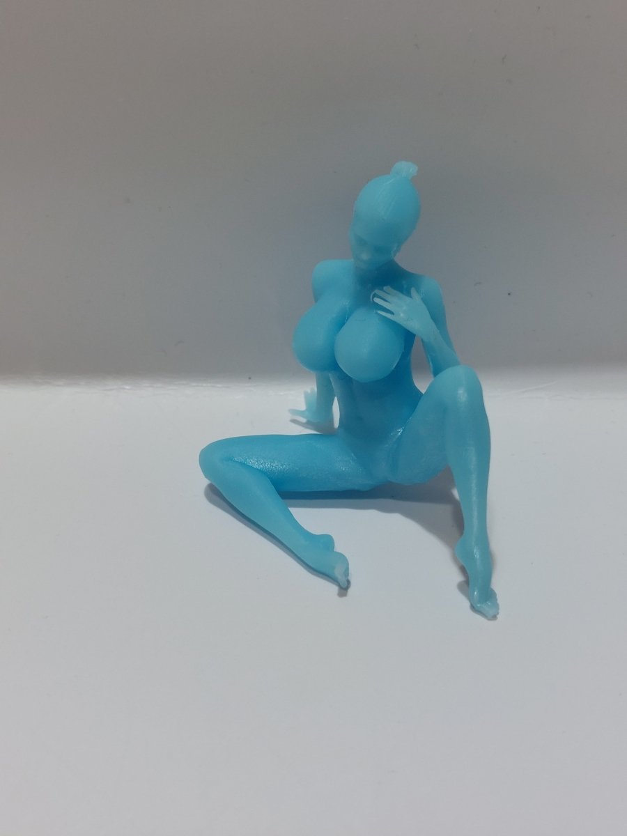 Posing Naked and Sexy 8 Nude 3d Printed Resin Miniature Unpainted Figure