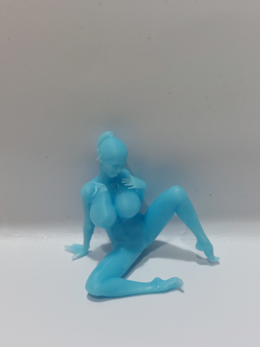 Posing Naked and Sexy 8 Nude 3d Printed Resin Miniature Unpainted Figure