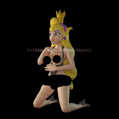 Princess Daphne NSFW 3D Printed Figurine Fun Art Unpainted by EmpireFigures