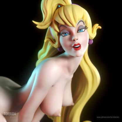 Princess Daphne NSFW Resin Figure, Resin printed miniature by Torrida