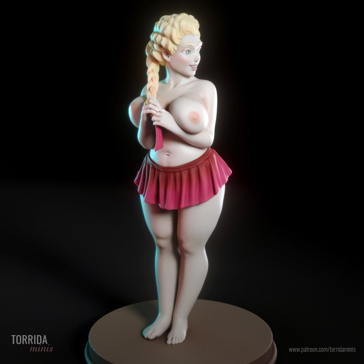 Queen Catherine NSFW Resin Figure, Resin printed miniature by Torrida