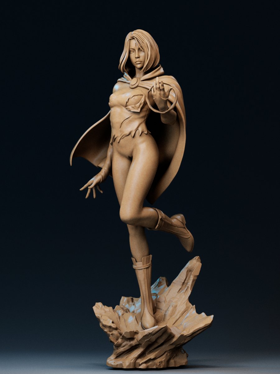 Raven NSFW Resin Figure Naked Unpainted Mniature Nude Garage Kit