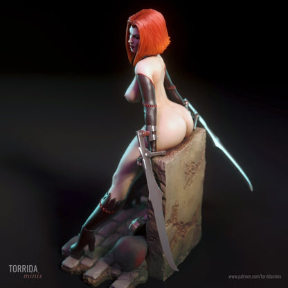 Rayne NSFW 3d Printed miniature FanArt Scaled Collectables Statues & Figurines