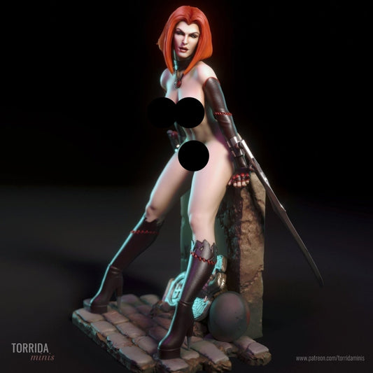 Rayne NSFW 3d Printed miniature FanArt Scaled Collectables Statues & Figurines