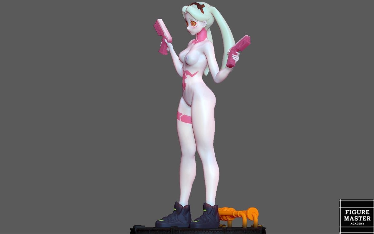 Rebecca 2 NSFW 3D Printed Fanart DIY Garage Kit Unpainted Anime Figurine Waifu Figure