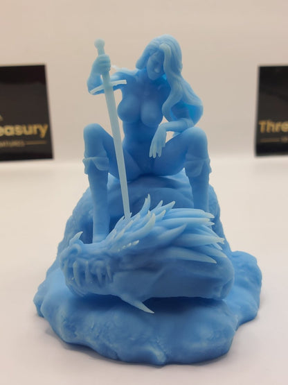 Red Sonja NSFW Figurine 3D Printed Fanart