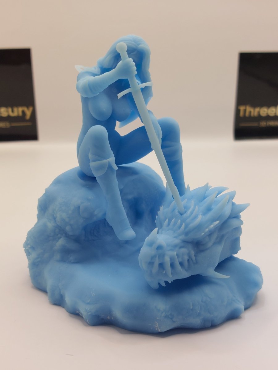 Red Sonja NSFW Figurine 3D Printed Fanart