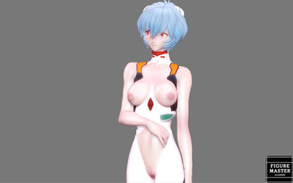 Rei Ayanami NSFW 3D Printed Fanart Anime Figurine Waifu Figure by FIGUREMASTERPINK