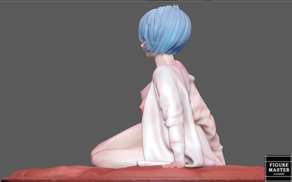 Rei Ayanami NSFW 3D Printed Fanart Anime Figurine Waifu Figure by FIGUREMASTERPINK