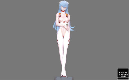 Rei Ayanami NSFW 3D Printed Fanart Anime Figurine Waifu Figure by FIGUREMASTERPINK