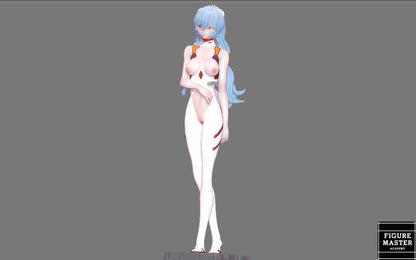 Rei Ayanami NSFW 3D Printed Fanart Anime Figurine Waifu Figure by FIGUREMASTERPINK