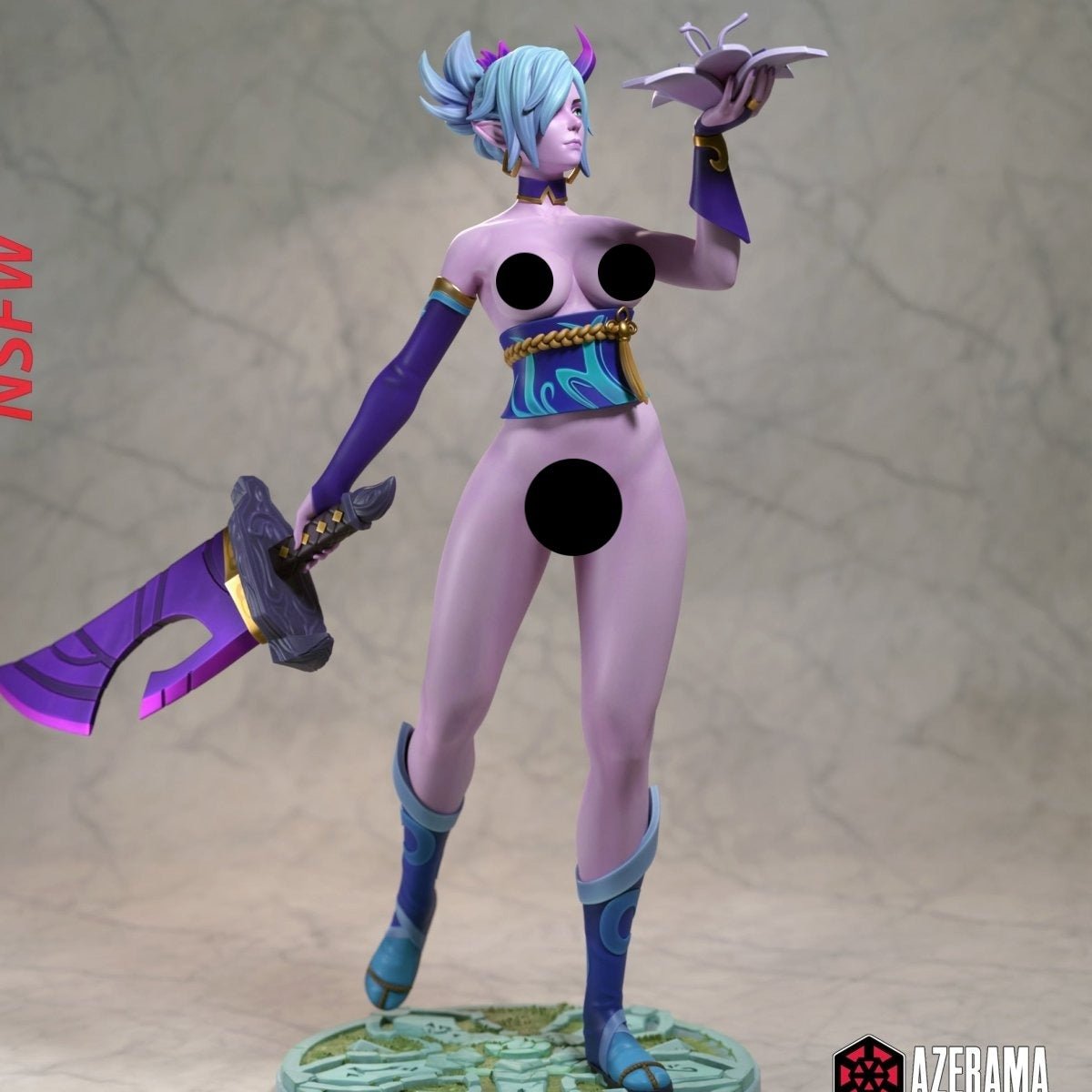 Riven NSFW Resin Anime Figure by Azerama