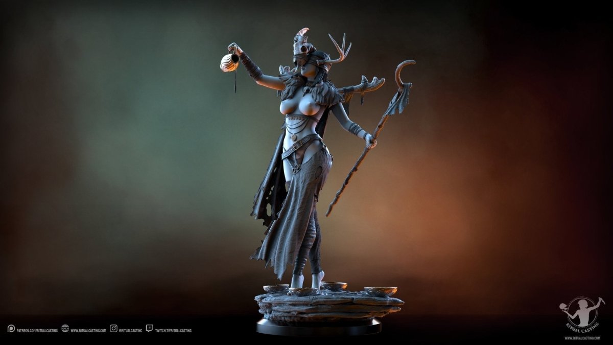 RONELLE THE SEERESS NSFW 3D Printed Miniature by Ritual Casting