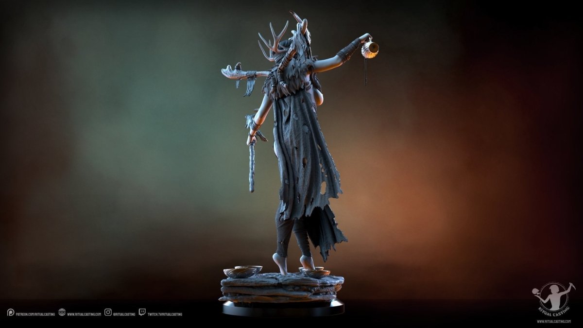 RONELLE THE SEERESS NSFW 3D Printed Miniature by Ritual Casting