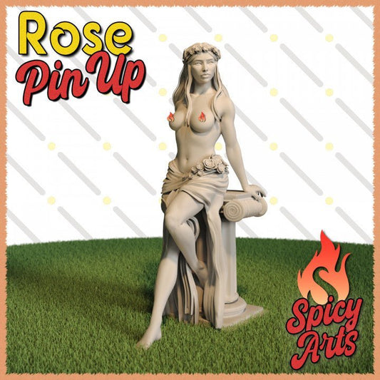 Rose 1 NSFW 3d Printed miniature FanArt by Spicy Arts Scaled Collectables Statues & Figurines