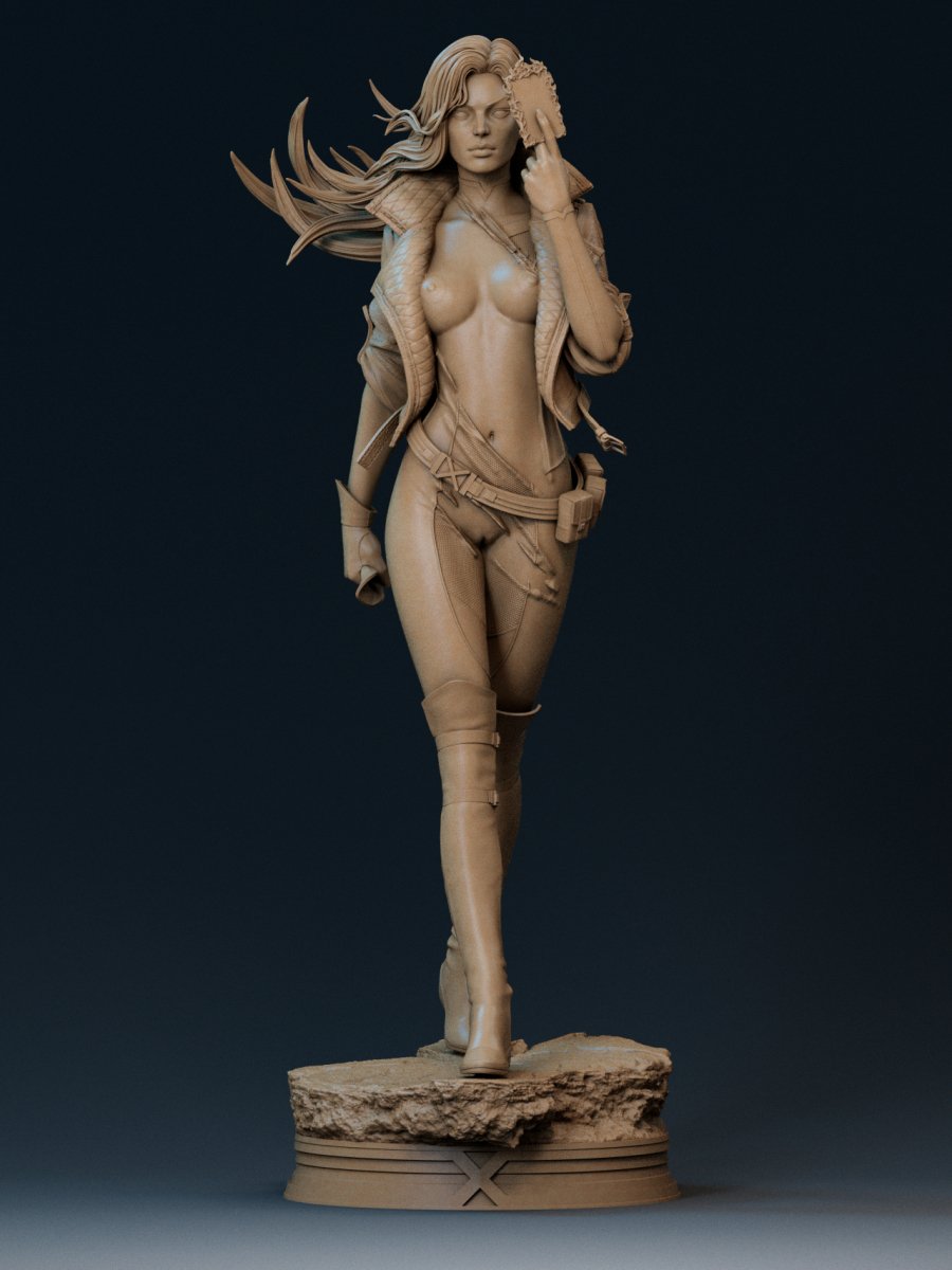 Rouge NSFW Resin Figure Naked Unpainted Mniature Nude Garage Kit