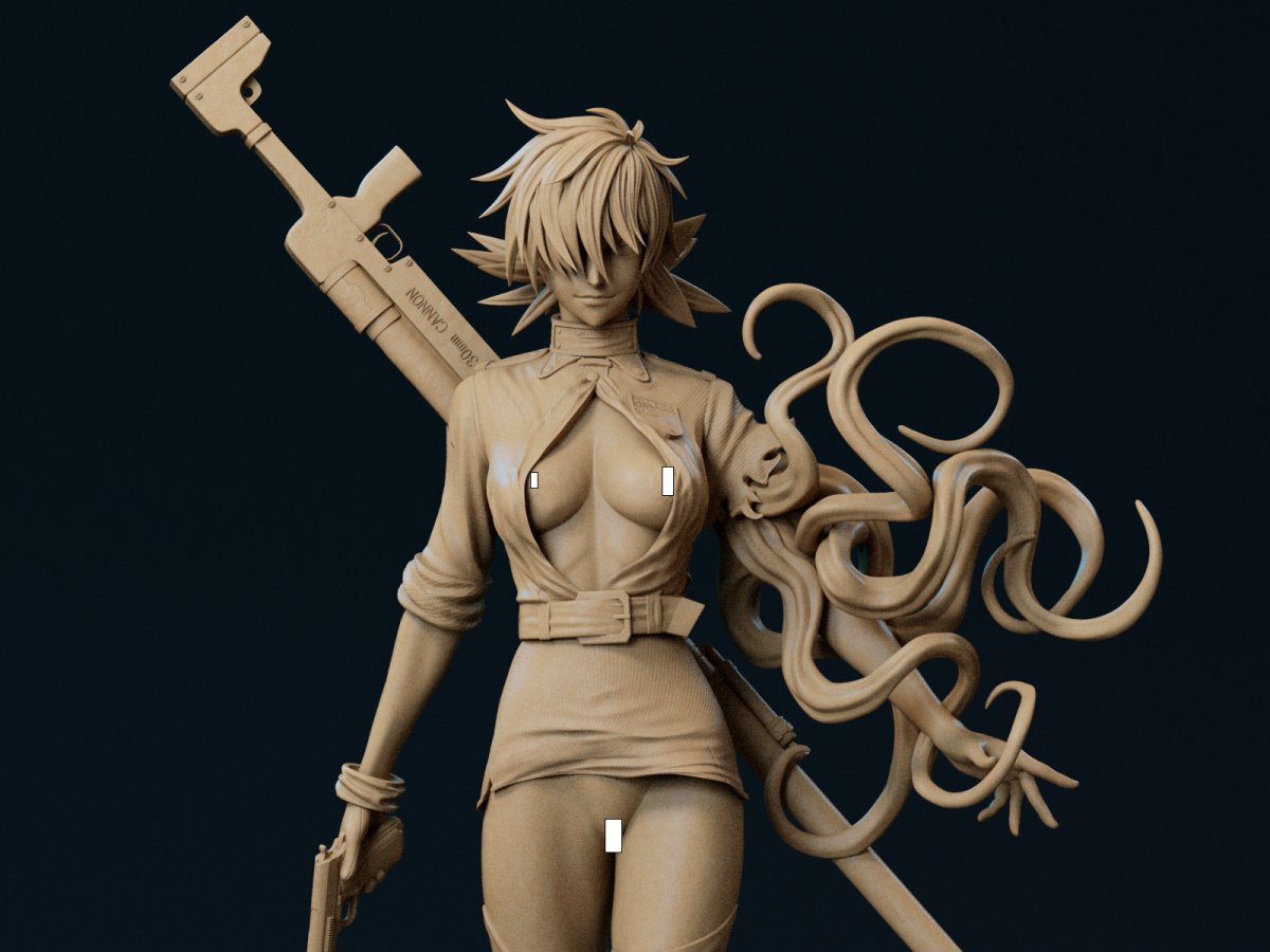 Seras Victoria NSFW Anime Resin Figure by ca_3d_art