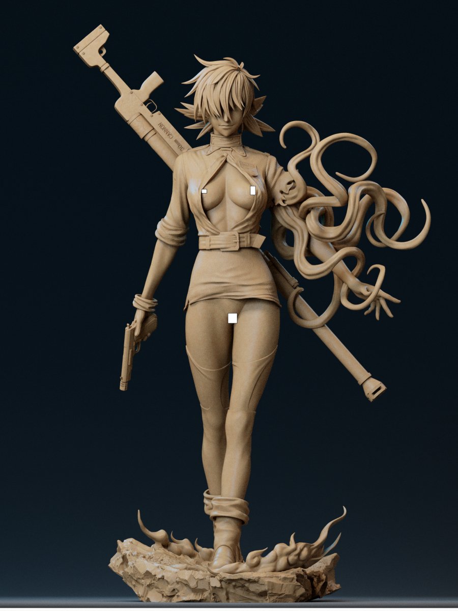 Seras Victoria NSFW Anime Resin Figure by ca_3d_art