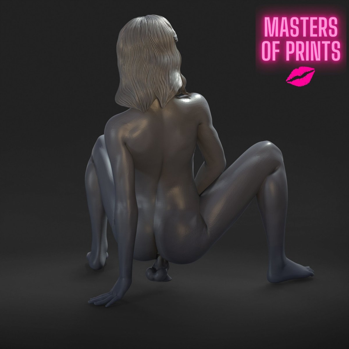 Single Dildo 12 Mature 3d Printed miniature FanArt by Masters Of Prints Collectables Statues & Figurines