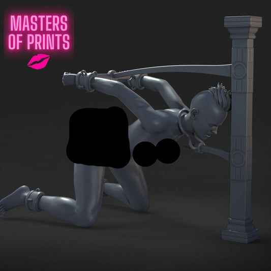 Single Restraint Post 2 Mature 3d Printed miniature FanArt by Masters Of Prints Collectables Statues & Figurines