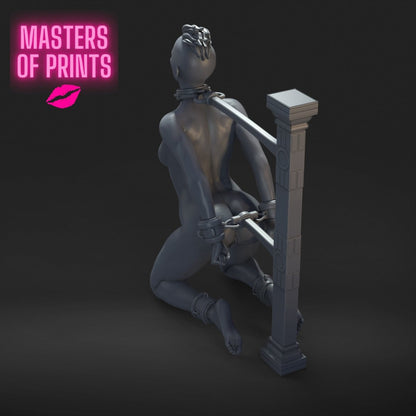 Single Restraint Post 5 Mature 3d Printed miniature FanArt by Masters Of Prints Collectables Statues & Figurines
