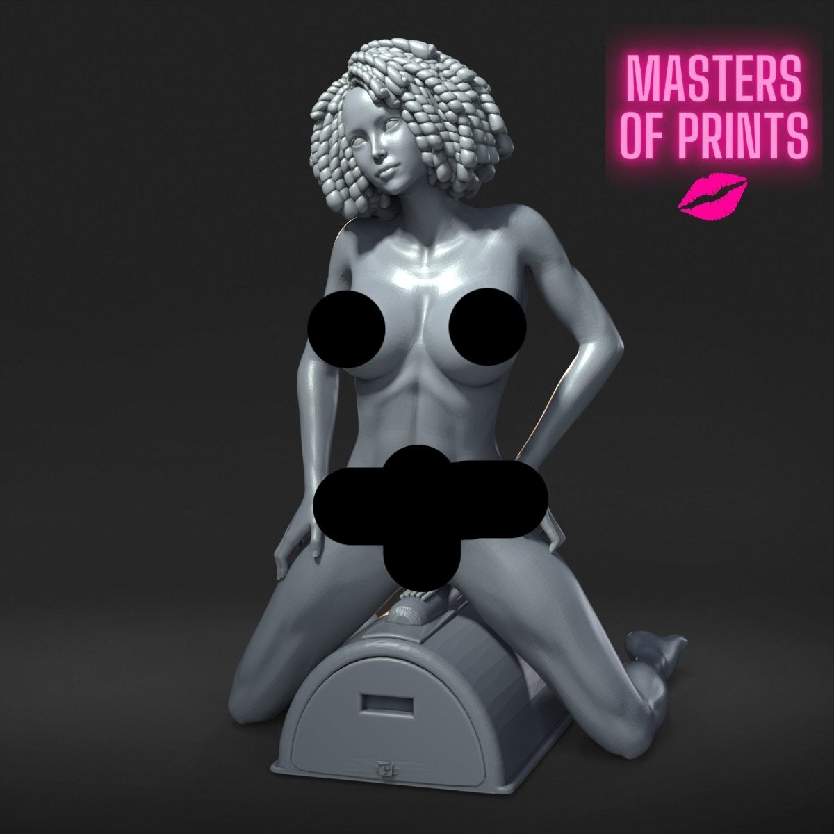 Single Saddle 1 Mature 3d Printed miniature FanArt by Masters Of Prints Collectables Statues & Figurines