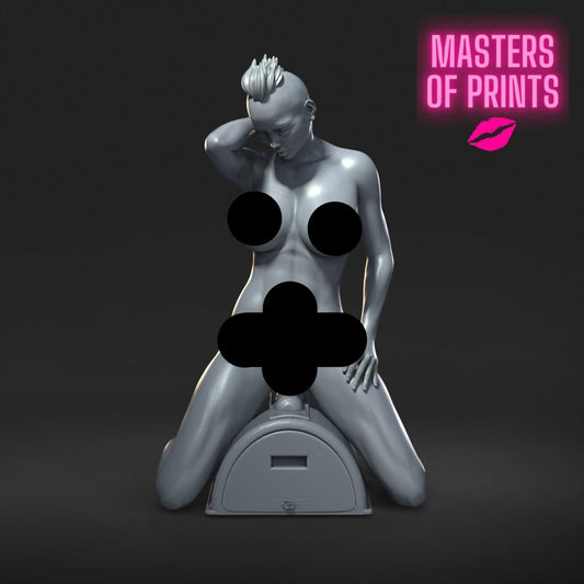 Single Saddle 3 Mature 3d Printed miniature FanArt by Masters Of Prints Collectables Statues & Figurines