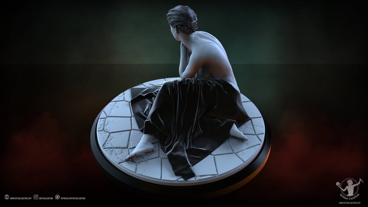 SISTER MARY NSFW 3D Printed Miniature Fanart by Ritual Casting , Deus Spes Nostra dirama
