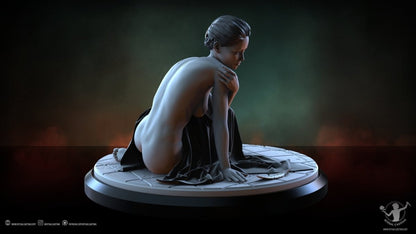 SISTER MARY NSFW 3D Printed Miniature Fanart by Ritual Casting , Deus Spes Nostra dirama