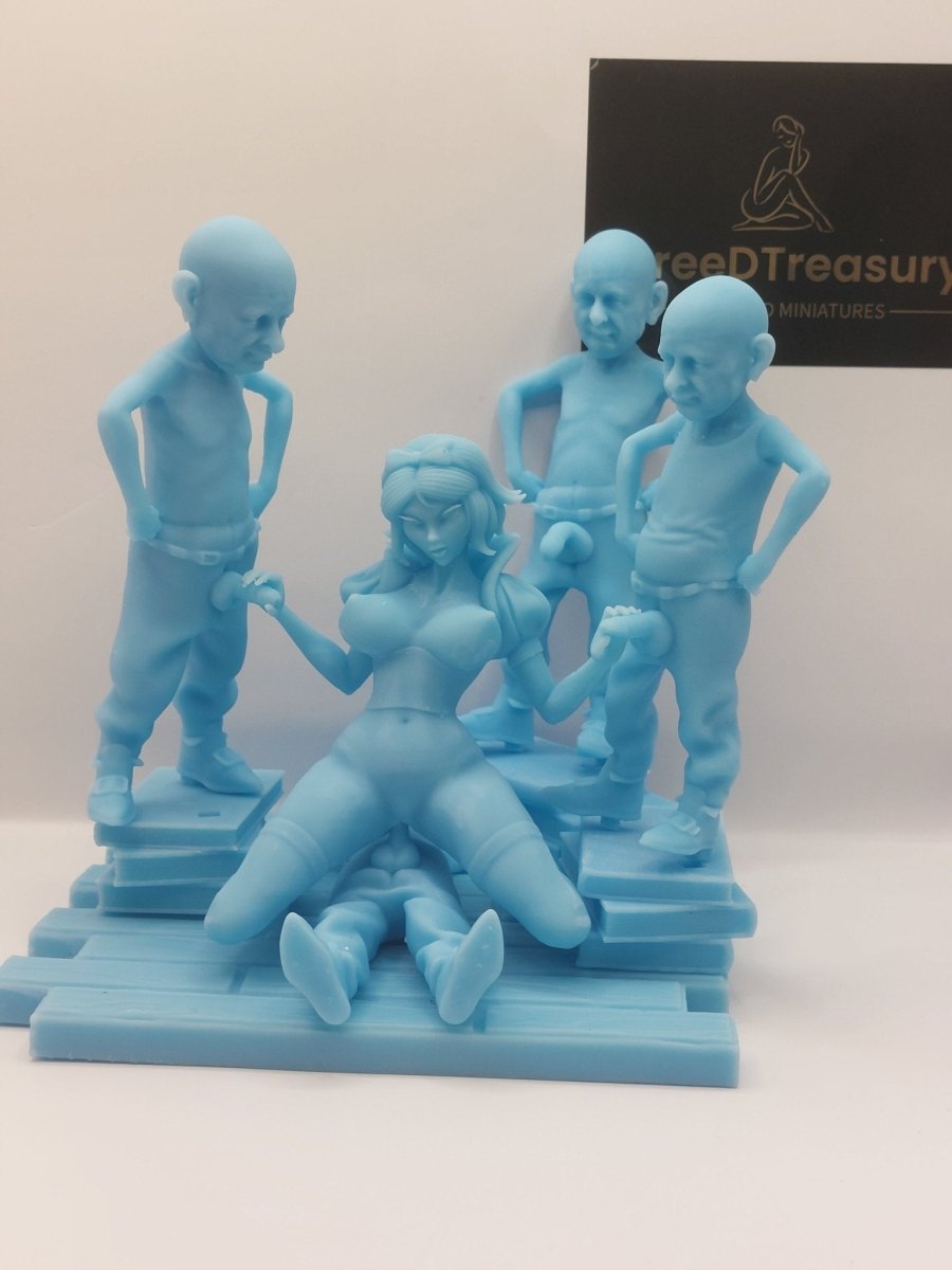 Snow White MATURE 3D Printed Miniature FunArt by EXCLUSIVE 3D PRINTS