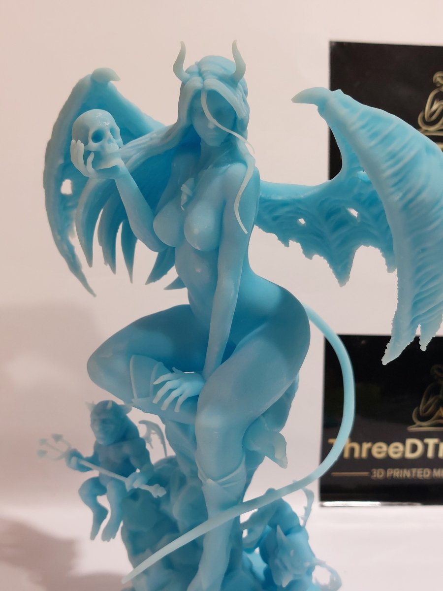 Succubus ADULT Resin Miniature FunArt Collectible Unpainted by ca_3d_art