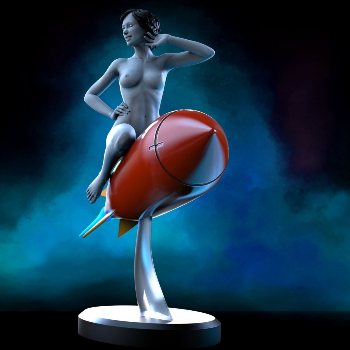 SUZIE NSFW 3D Printed Miniature Fanart by Ritual Casting Collectable Scale Models Unpainted